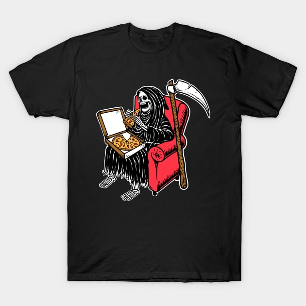 Death by Pizza T-Shirt by machmigo